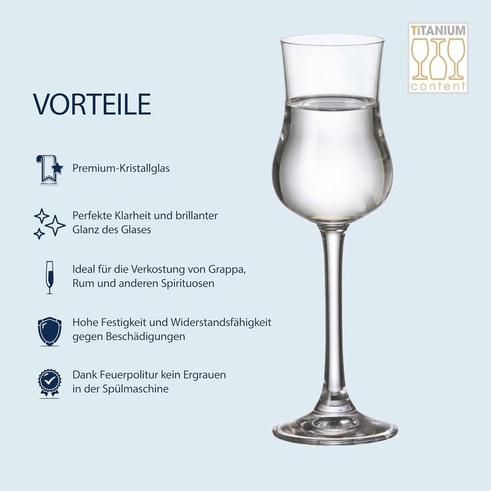 Набір келихів для пива Crystal Bohemia Biergläser 6 шт, 380 мл, кришталь, міцні, стійкі до подряпин, для пива та граппи