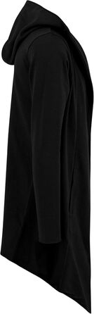 Кардиган чоловічий з капюшоном Urban Classics Open Edge, чорний, XL