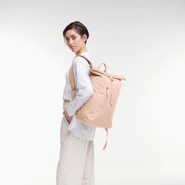 Рюкзак GOT BAG Rolltop Easy із переробленого океанічного пластику, водонепроникний, для ноутбука 16'', 31 л (Pearl)