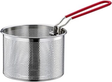 Корзина для фритюрниці з нержавіючої сталі, корзина для пасти, сито для приготування їжі (14 см)