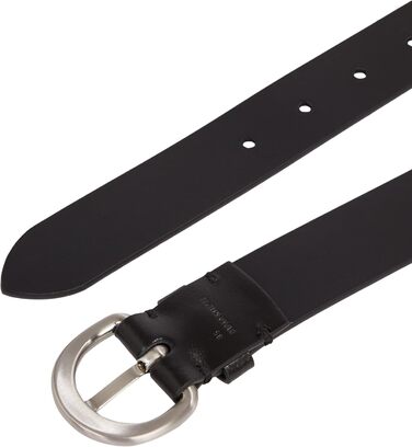 Жіночий шкіряний ремінь Calvin Klein Classic з класичною пряжкою, чорний (95 см)