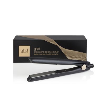 Гладеньня та стайлер ghd Gold Black - Професійний інструмент для створення гладкого волосся з блиском, для всіх типів волосся, нова упаковка