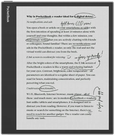 Електронна книга PocketBook Inkpad Eo 64 ГБ 10,3