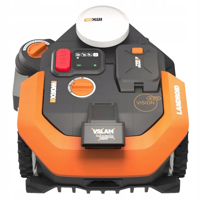 Робот-газонокосарка без розмежувального кабелю Worx Vision Cloud RTK V-SLAM 800 м² WR308E