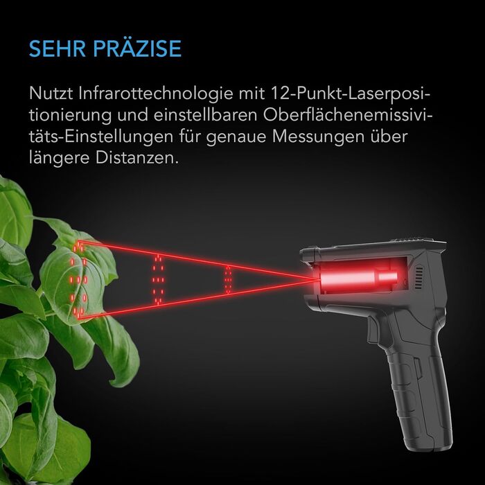 AC Infinity VPD-Thermometer: Вимірювач клімату для теплиць, шатрів, тераріумів, з інфрачервоним датчиком та калібруванням