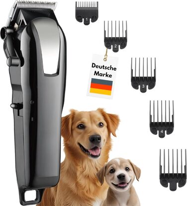 Професійна тиха машинка для стрижки собак, котів та коней – тримає щільне хутро. Машинка для стрижки собак, триммер, вистригувач. 3 години роботи від акумулятора