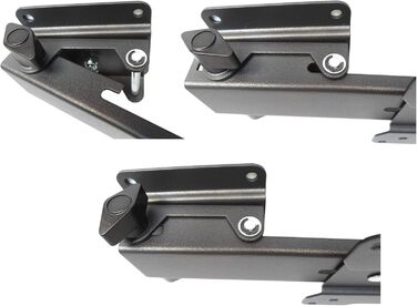 Кронштейн для телевізора Drall на стелю, чорний, для LCD/LED 11-27