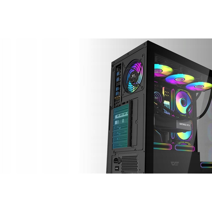 Корпус DarkFlash DS900G Midi Tower, чорний