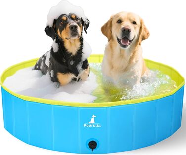 Басейн для собак, котів та цуценят, портативний, XL (120x30 см), PVC, неслизький, для дому та саду