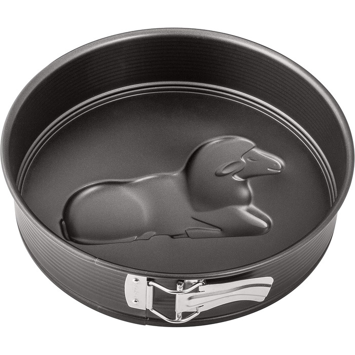 Форма для випічки Zenker Springform Ø 26 см SPECIAL CREATIVE, з двома декоративними вставками, антипригарне покриття, чорний колір, 1 шт.