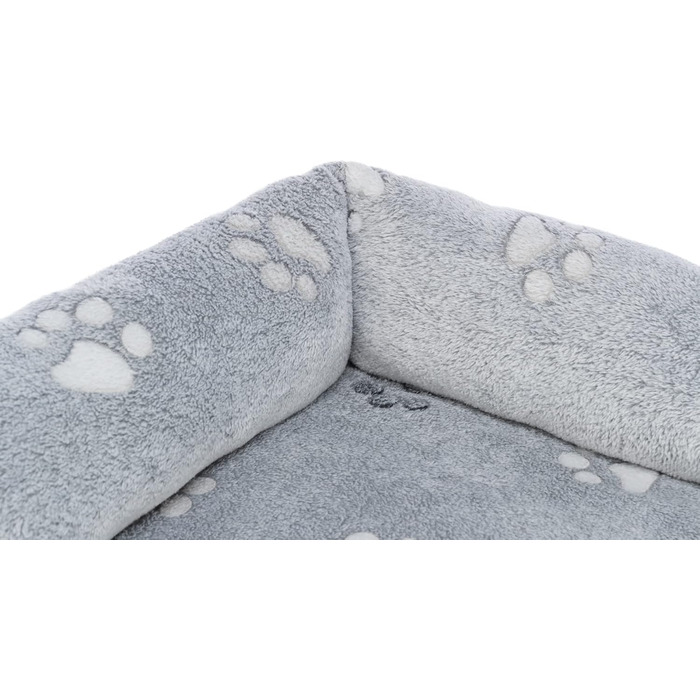 Крісло-ліжко для собак TRIXIE Nando, 60x50 см, світло-сірий колір, м'яка піна, для середніх собак, антиковзаюче, 37845