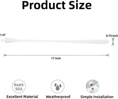 Дзеркало-тримач для дитячого монітора Lonnky 7.1' - сумісний з Vtech, Eufy, ANMEATE та іншими моделями, гнучкий кріплення для ліжечка та стіни, без інструментів