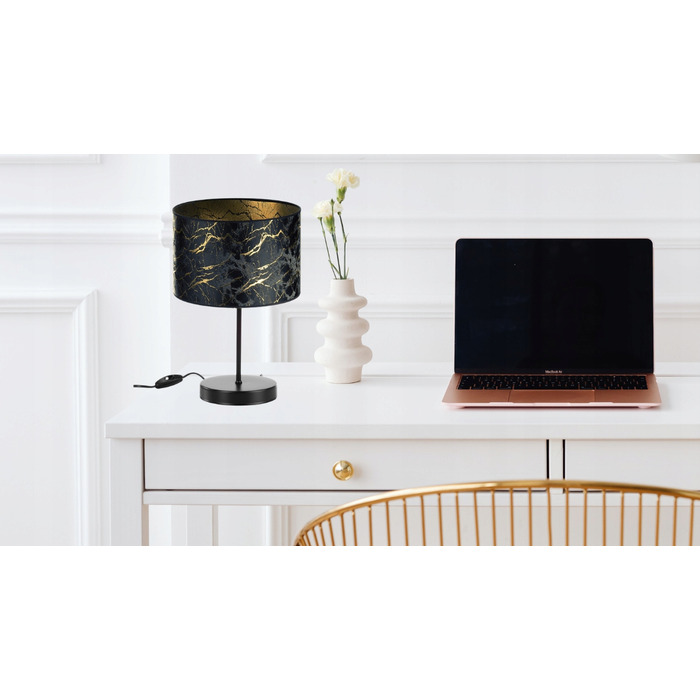 Нічник з розкішним мармуровим абажуром, LED E27 Edison