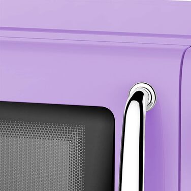 Мікрохвильова піч Emerio MW-112141.4 Lila/Purple/Violett 700 Вт, 20 л, поворотний столик, ретро дизайн