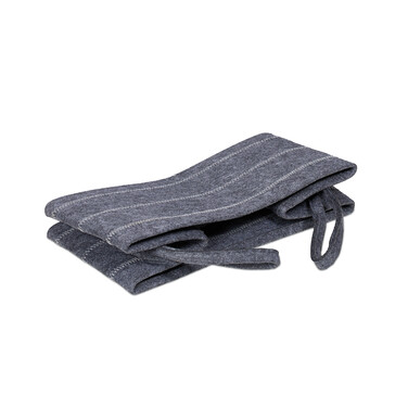 Relaxdays 3-Piece Felt Storage Basket Set