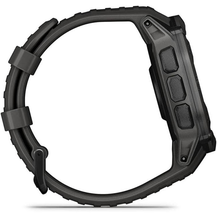 Garmin Instinct 2 – GPS-годинник з нескінченним часом роботи акумулятора (Solar, Шкіряно-сірий, 50 мм)