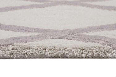 Homie Living Bath Mat, Non-Slip and Washable Fluffy Rug with Soft Pile, San Bosa (60 x 100 cm, Beige Grey) Beige Grey 60 x 100 cm
