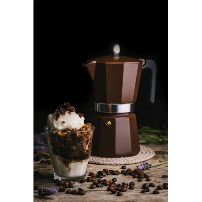 Monix New Cream - кавомашина італійського виробництва, 12 чашок, для всіх типів кухонних плит (в т.ч. індукційних)