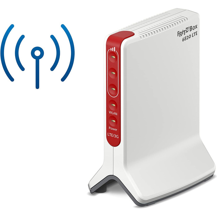 Роутер FRITZ!Box 6820 LTE International: LTE (4G/3G), Wi-Fi N 450 Мбіт/с, Gigabit LAN, для Австрії/Швейцарії