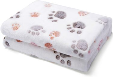 ALLISANDRO® Тепла та м'яка ковдра для домашніх тварин: ковдра для собак та котів з флісу, 200x150 см, бежева