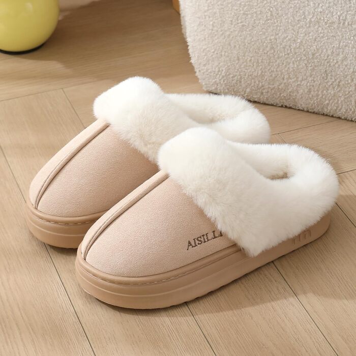 Тапочки домашні жіночі та чоловічі, м'які, плюшеві, ретро, теплі, зручні, антиковзаючі, білі, з ведмедиком (Fluffycamel, 42/43 EU)