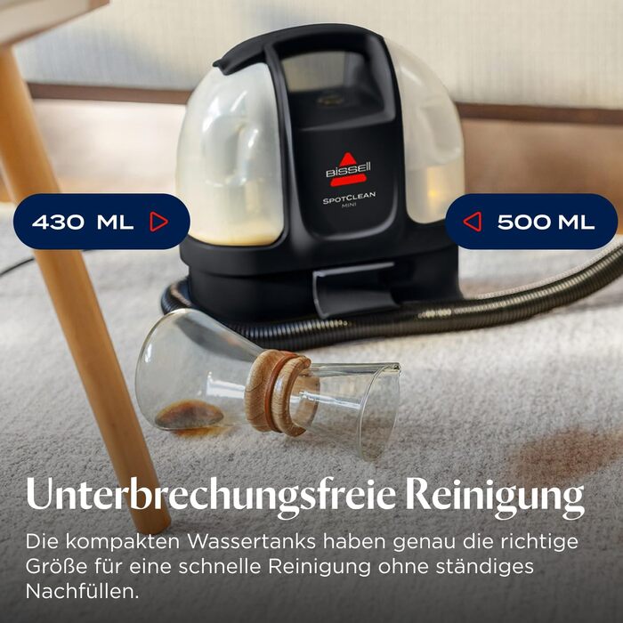 Портативний мийник для килимів Bissell SpotClean Mini 41491 - для дому, авто, човнів та диванів