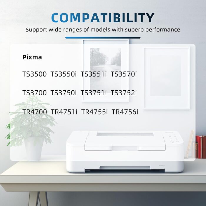 Чорний картридж Canon PG-575 / PG-575XL сумісний для принтерів Canon PIXMA TS3550i, TS3551i, TS3750i, TR4750i, TR4751i