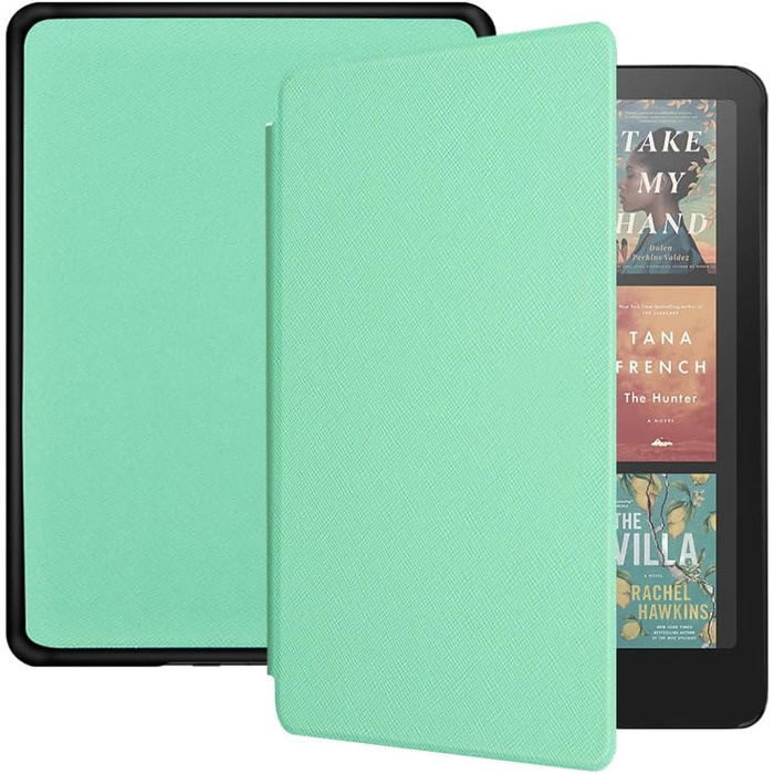 Чохол для Kindle Paperwhite (7/6/5 Gen, 12th Gen, Colorsoft 2024) - Зручний, неслизький, Mint Green