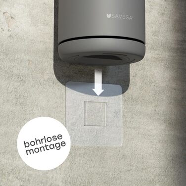 Силіконова щітка для унітазу на стіну - без свердління, з тримачем. Точна щітка для унітазу - сірий колір