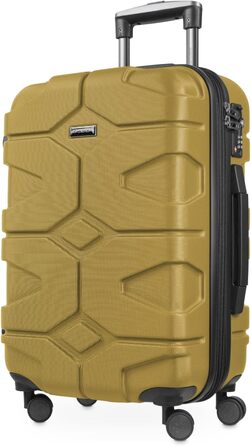 Чемодан X-Kölln 2 в 1: валіза-ролтовий кейс, TSA, (S & L), матовий (Золота осінь, 55 см)