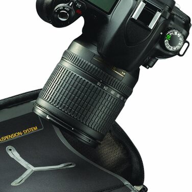 Сумка для камери Case Logic SLRC-200 Black (S) - чорна, з Hammock System та жорстким дном (для дзеркальних фотоапаратів)