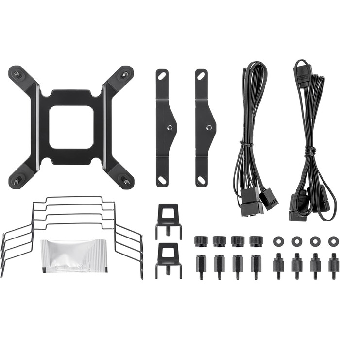 Thermaltake ASTRIA 600 ARGB - Потужний кулер CPU з двома баштами, 2x120mm PWM вентилятори, 6 теплових трубок Direct Contact, 265W TDP, тихий (26,8 dBA), 5V ARGB Sync, підтримка Intel LGA1851/1700, AMD AM5/AM4