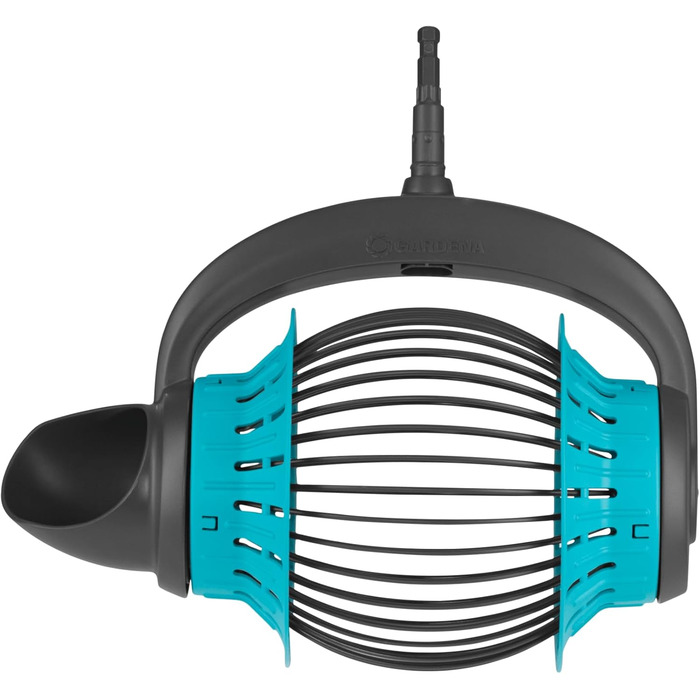 Gardena combisystem Reel Collector: The fruit collector for comfortable picking without bending, suitable for fruits and nuts, comfortable emptying, compatible with Gardena combisystem handles (3108-20)