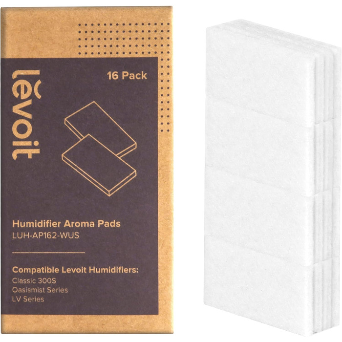 Зволожувач повітря LEVOIT Top-Fill для дитячої кімнати та спальні, тихий (23dB), автоматичне вимкнення, 360° регулювання, 16 арома-паді, для дітей, рослин