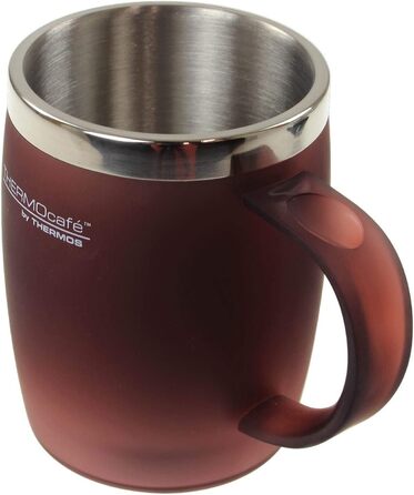 Термос ThermoCafé Transluzente Schreibtischbecher, 450 мл - прозорий стакан для офісу, 1 шт.