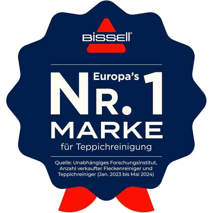 BISSELL PowerWash Compact Pet: компактний вертикальний мийник для килимів та м'яких меблів для видалення плям від тварин, 600W, з кабелем, 4058N