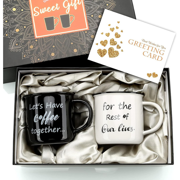 Stylish coffee mugs with 