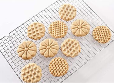 Nordic Ware Cookie Stamps with Wooden Handle 