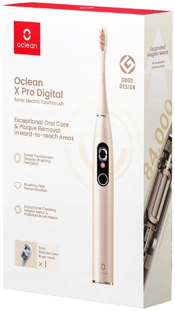 Звукова зубна щітка Oclean X Pro Digital, золотиста