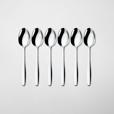 Нержавіюча сталева стололова посуд - набір 24 шт для 6 осіб. Елегантний набір для щоденного використання та особливих випадків. Стійкий до іржі.