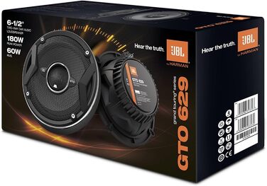 JBL GTO 629 2-смугові автомобільні Hi-Fi динаміки Harman Kardon, 180 Вт, 16,5 см