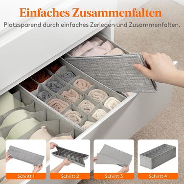 Lifewit 10-Piece Hemnes Organizer Set for Dresser, Changing Table, Closet Organizer, Drawers, Organization System for Changing Supplies, Baby Clothes, Socks, Bras, Underwear