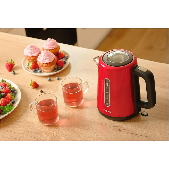 Електричний чайник SENCOR SWK 2727MB (1.7 л, червоний)