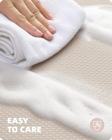 Color G Kitchen Runners 2 Pack, Washable Non-Slip Kitchen Rug, Oil-Proof and Waterproof Carpet for Kitchen, Rubber Backed Kitchen Mat for Dining Room, Kitchen, Runner Hallway (44x75CM + 44x150CM, Beige) Beige 44x75cm+44x150cm