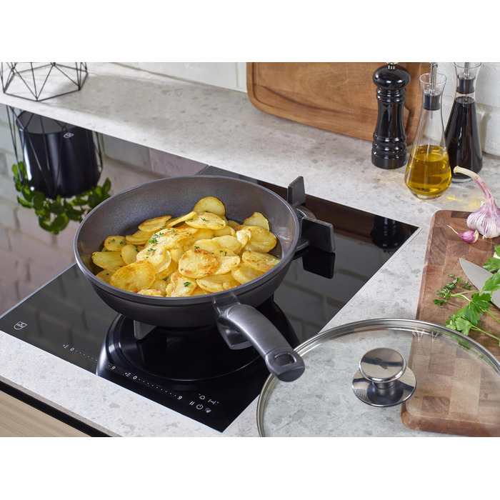 Набір сковорідок Fissler Ceratal Comfort (2 шт.) з керамічним покриттям, 24+28 см. Алюмінієва сковорода з антипригарним покриттям для індукційних плит. Ексклюзивно на Amazon.