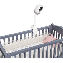 Кріплення для дитячого монітора Holaca, сумісне з Nooie Babyphone та камерами Nooie 2K, Wi-Fi (білий)