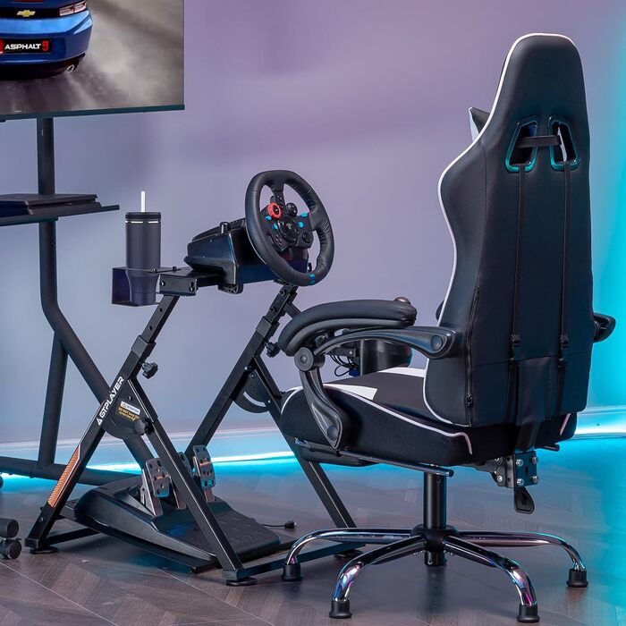Ігровий стійка-держак для керма GTPLAYER Racing Wheel Stand з кріпленням для КПП V1 V2, регульований нахил, для PS4, Xbox, PC (Помаранчевий)