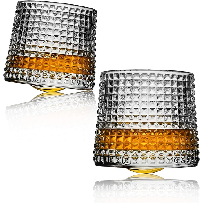 Набір склянок для віскі Old Fashioned, ручної виготовлення, 160 мл (набір з 2 шт.)