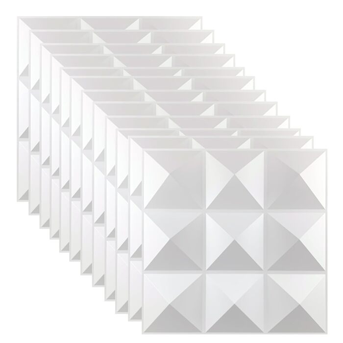 3D стінові панелі ПВХ чорні, декоративні панелі для стін та стелі, геймерські панелі для вітальні та спальні, 2 шт (7)