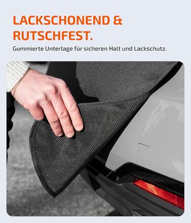 Захист для вантажного відсіку автомобіля [з підкладкою & водонепроникний] – універсальний килимок для багажника, підходить для легкових автомобілів та SUV – захист для багажника від бруду та подряпин (100x100 см)
